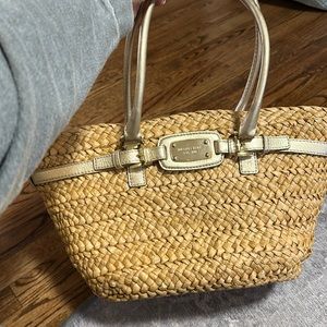 Michael Kors straw bag